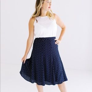 Polka dot skirt